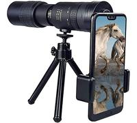 Telescope 10-300X40 Mm Super Telephoto Zoom Monocular HD Monokular Teleskope, Mit Smartphone-Clip Adapter Stativ, Fernrohr Monocular Telescope Für Klettern Vogelbeobachtung Fu?ballspie Double the