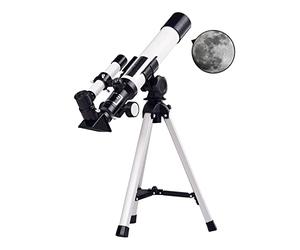 Telescope, 40mm Aperture 400mm Focal Length Astronomical Refraction Telescope for Kids Beginners, Travel Telescope with Stand, Telescope for Moonwatching YangRy