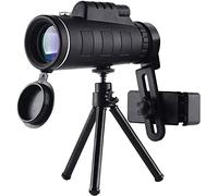 Telescope 40X60 Adults High Power Hd Monocular With Smartphone Holder Tripod Durable And Clear Prism Dual Focus For Bird Watching, Camping little surprise