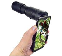 Telescope 4K 10 300X40Mm Super Telephoto Zoom Monocular Telescope Portable New,With Smartphone Holder & Tripod, Zoom Telescope Waterproof For Birdwatching Monocular High Power 1 x 300 x 40+Bracke