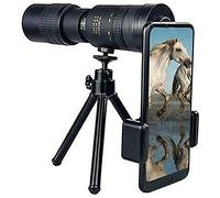 Telescope - 4K 10-300X40Mm - Telephoto Zoom Monocular Telescope, Portable Pocket Prism Tripod Waterproof Phone Telescope, High-Definition Telescope With Phone Clip,
