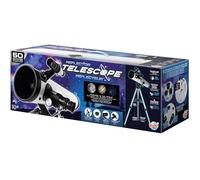 Telescope 50 activities - Reflector telescope for children 76 mm metal - 3 interchangeable eyepieces - Adjustable aluminium tripod - 50 activities over air, planets and moon - from 8 years