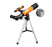 Telescope, 50mm Aperture 360mm Focal Length Astronomical Refracting Telescope for Kids Beginners, Travel Telescope with Tripod and Finder Scope Warm as ever