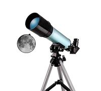 Telescope 50mm Refractor Telescope with Adjustable Tripod, Telescope for s Adults & Beginners, Portable Monocular, Travel Telescope for Moon Viewing Bird Watching Telescope