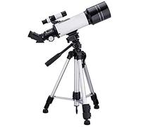Telescope, 70MM Refraction Astronomical HD Coated Glass Optical Lens, Portable Tripod for Beginners Outdoor Travel Viewing,White,for Indoor/Outdoor