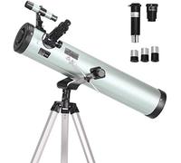 Telescope 76Mm Aperture 700MM, Reflector Telescope for Beginners with 3 Eyepieces H20mm H12.5Mm H4mm, Great for Children