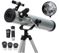 Telescope,76Mm Aperture Mount Astronomical Refracting Telescope Adjustable Portable Travel Telescopes with Phone Adapter Ideal Telescope for Beginners