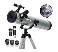 Telescope, 76Mm Aperture Mount Astronomical Refracting Telescope Adjustable PortableTelescopes with Phone Adapter Ideal
