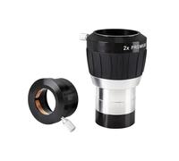 Telescope Accessories 2 Inch (Turnable 1.25) 2X Extender Double Barlow Mirror 2 Groups 4 Piece Astronomical Accessories Telescope Eyepiece