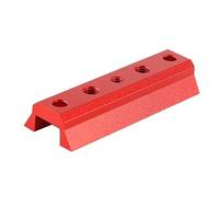 Telescope Accessories 45mm 90mm Finder Scope Guide Rail Small Dovetail Plate Guiding Mirror Base Telescope Eyepiece(90mm Red)
