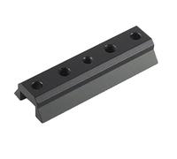 Telescope Accessories 45mm 90mm Finder Scope Guide Rail Small Dovetail Plate Guiding Mirror Base Telescope Eyepiece(90mm Black)