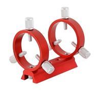 Telescope Accessories 80mm Slide-Base Six-Point Clamping Guiding Rings Mount Adapter For Telescope Guide Star Tube Telescope Eyepiece