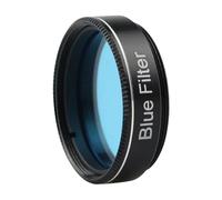 Telescope Accessories Astronomical Telescope Accessories Light Filter 1.25" Orange Purple Yellow Blue Red Green Telescope Eyepiece(Blue)