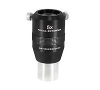 Telescope Accessories High-Power 1.25 Inch 5X 4-Element Super Apochromatism Telescope Barlow Lens Focal Extender Fully Telescope Eyepiece