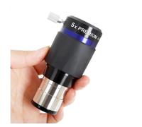 Telescope Accessories Repetitive Multiplier Mirror 2X 3X 4X 5X Apochromatic Aberration Barlow Lens 1.25 Inches 31.7mm Telescope Eyepiece(5X)