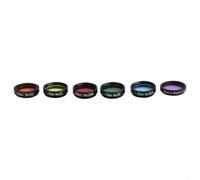 Telescope Accessories Set of 6 Filters in Case to Enhance Light Control during Astronomical Observations Fits 1 25inch