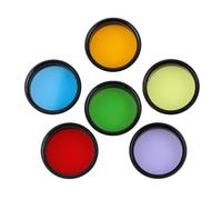 Telescope Accessories Silver Fox Series 1.25 Inches Green Blue Red Yellow Orange Purple 6-Color Combination Set Telescope Eyepiece