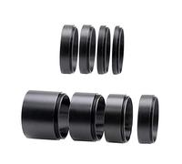 Telescope Accessory Set M42x0.75 Metal Focal Length Extension Tube Kits 3/5/7/10/12/15/20/30mm For Astronomical Telescope Photography T Ring Telescope Camera