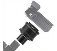 Telescope Adapter Ring 1.25in T Mount for E Mount Mirrorless Camera, Metal T2 Adapter Ring, Aluminium Alloy Tube Ring, Black, Compatible with M42x0.75 Interface, Compact