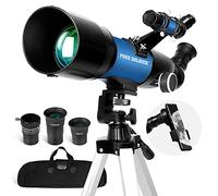 Telescope Astronomy - Telescope for Kids & Adults and Beginners 400x70mm Astronomical Refractor Telescope with FMC Optics Smartphone Adapter, Tripod, for Kids