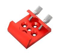 Telescope Base Slot Hatchet Plate 1/4 Thread Conversion Metal Telescope Accessories Pedestal(Red)