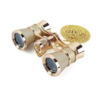 Telescope Binoculars Powerful Binoculars for Adults Bird Watching Compact with Lightweight Binoculars Strap & Case for Stargazing Astronomy Travel Long Distance with Zoom (Color : White) (Gold)