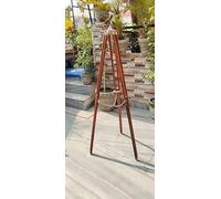 Telescope Brass Spyglass nuatical Single Barrel Style with Wooden Handmade Tripod Stand