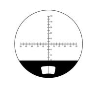 Telescope Eyepiece Cross Reticle Scale Diameter 22 Mm For Binoculars Monocular Rifle Scope DIV=0.1 Micrometer Slide