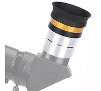 Telescope Eyepiece, Whole Coating Telescope Eyepiece Metal Optical Glass with Dust Cover 62 Degree Aspheric Eyepiece for 1.25in Astronomical Telescope