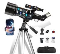 Telescope for Adults Astronomy Beginners Over 8 Years Old, 70mm×400mm Aperture Astronomical Refractor Telescopes with Phone Adapter & Wireless Remote, Astronomy Space for Christmas Birthday
