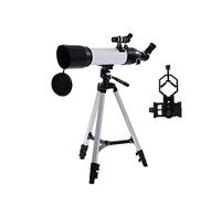 Telescope for Adults Beginners Kids, 80mm Aperture 500mm AZ Astronomical Refractor Telescope with Smartphone Adapter and