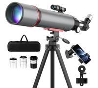 Telescope for Adults High Powered - 90mm Aperture 600mm Refractor Telescope for Kids & Beginners