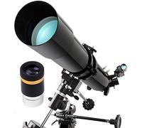 Telescope for Adults, Refractor Astronomical Telescope,80MM Aperture 900mm Telescope,Travel Telescope forBeginners And Adult,Great Astronomy forTo Explore Moon Space Binoculars