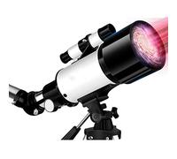 Telescope for Astronomy Beginners Kids Adults, 70mm Aperture 400mm Astronomical Refracting Portable Telescope - Telescope with Carry Bag good (Vit A)