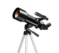 Telescope for Kids Adults， 70mm Aperture 400mm AZ Astronomical Refractor Telescope BAK4 Prism Lens Telescope for Astronomy with Smartphone Mount and Tripod to Observe Moon and Planet