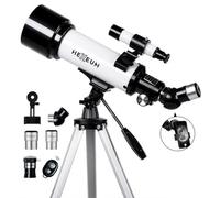 Telescope For Kids & Adults - 70mm aperture 500mm AZ Mount Fully Multi-Coated Optics Astronomical refracting Portable Telescopes, With Tripod Phone Adapter, Carrying Bag, Remote Control