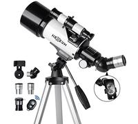 Telescope For Kids & Adults - 70mm aperture 500mm AZ Mount Fully Multi-Coated Optics Astronomical refracting Portable Telescopes, With Tripod Phone Adapter, Carrying Bag, Remote Control