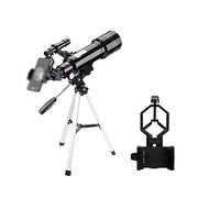 Telescope for Kids Adults Beginners, 70mm Aperture BAK4 Prism Lens Astronomical Refractor Telescope 400mm Telescope for Astronomy with Smartphone Mount and Tripod to Explore Moon Planets