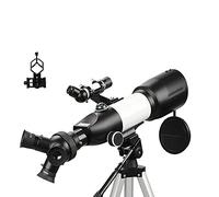 Telescope for Kids Adults Beginners， 80mm Aperture 400mm BAK4 Prism Lens 3 in1 Eyepieces Refractor Telescope for Astronomy with Smartphone Mount and Tripod and and Wireless Remote