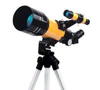 Telescope for Kids and Beginners 70mm Aperture Astronomy Telescope with Adjustable Tripod, Portable Refracting Telescope