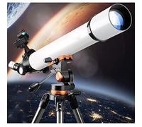 Telescope for Kids Beginners, 70mm Aperture Astronomy Refractor Telescopes, with Adjustable Tripod, Accessory Tray and Carry Bag