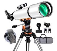 Telescope,Galaeyes 90mm Aperture 600mm FL, Telescope for Adults High Powered,Metal AZ & Stainless Steel Tripod, Stargazing APP & Phone Adapter,Aperture 90mm