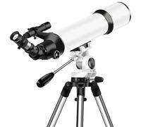 Telescope,Galaeyes 90mm Aperture 600mm FL, Telescope for Adults High Powered,Metal AZ & Stainless Steel Tripod, Stargazing APP & Phone Adapter,Aperture 90mm