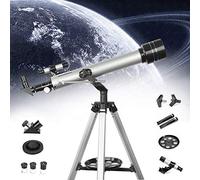 Telescope Gift Astronomy Telescopes,Telescope for Beginners with Adjustable Tripod,Eyepieces and Planetary Mirror