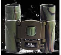 Telescope/Green Film 8X21 Compact Binocular, BAK4 Prism Super Wide Angle Binoculars, Handheld Folding Pocket Telescope, Adjustable Vision Difference/Commodity code: WXJ-804