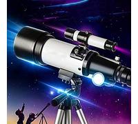 Telescope Kids Telescopes for Astronomy Beginners,50-100mm Caliber Mount Astronomical Refracting Telescope for Kids,Travel Telescope with Tripod,Carry Bag and HD Eyepiece Double th