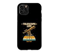 Telescope Life See Far Retro Astronomy Stargazer Case for iPhone 11 Pro