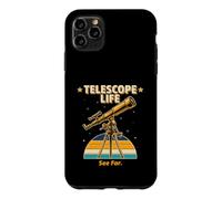 Telescope Life See Far Retro Astronomy Stargazer Case for iPhone 11 Pro Max
