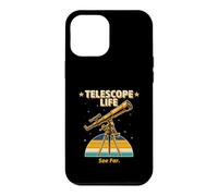 Telescope Life See Far Retro Astronomy Stargazer Case for iPhone 12 Pro Max
