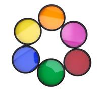 Telescope Moon Filter Set with 6 Color Filters for Enhancing Lunar Planetary Views, Reduces Light Pollution, M48x0.75mm Moon Filter, Designed with M48x0.75mm Screw Threads